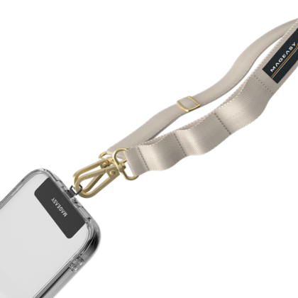 Accesorio switcheasy strap 20 mm para cualquier celular color dorado