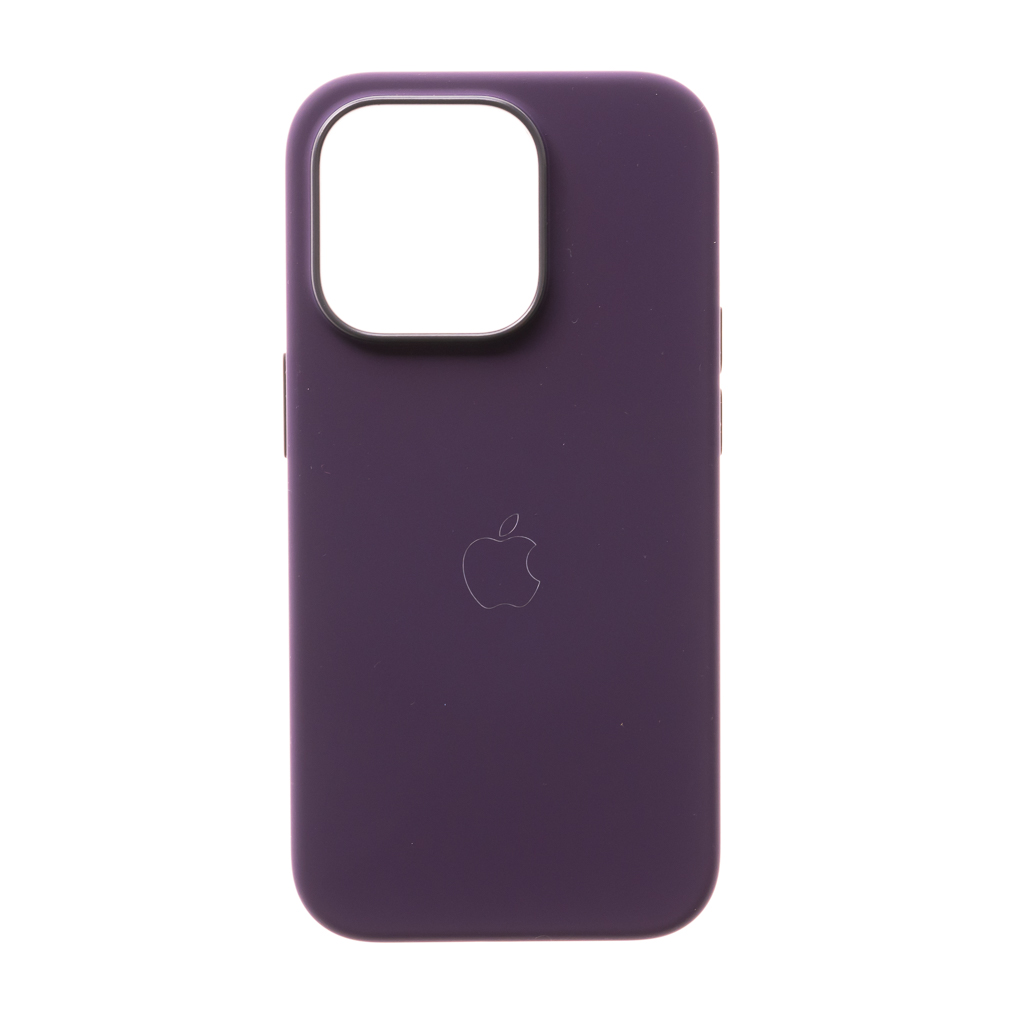 Estuche el rey silicon case magsafe iphone 14 plus color morado