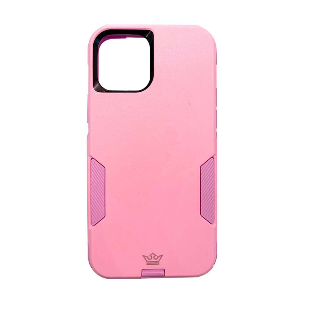 Estuche el rey commuter rosado