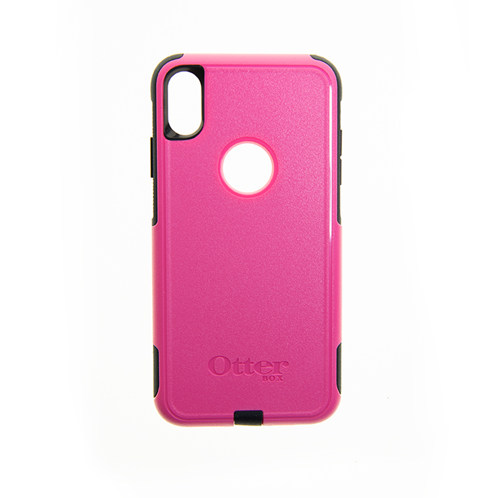 Estuche otterbox commuter iphone xmax (6.5) color fucsia / negro