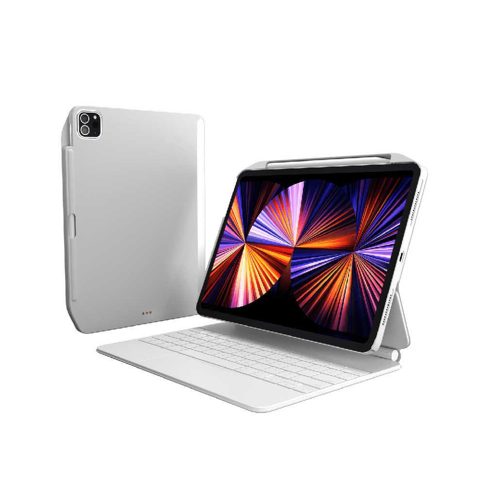 Estuche switcheasy cover buddy for 2021 2018 ipad pro 11 & 2022 2020 ipad air 10.9 color blanco