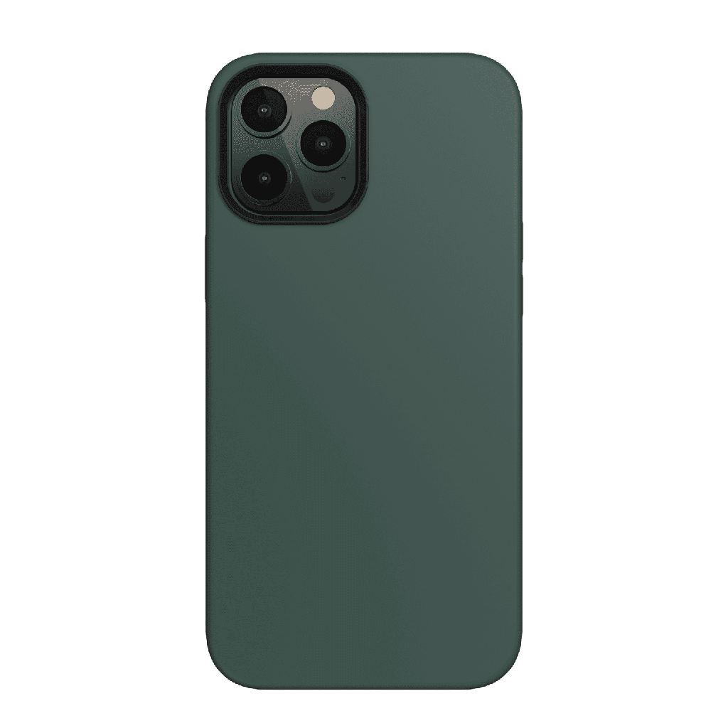 estuches magsafe switcheasy magsafe magskin magnetic silicone case / made for certified pine green color verde