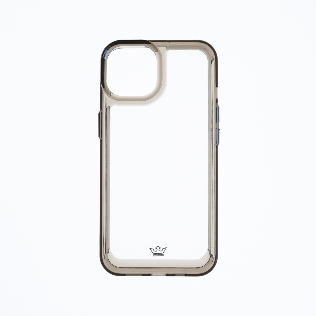 Estuche el rey marco iphone 14 plus gris / transparente