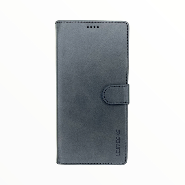 Estuche lc imeeke folio libreta con porta tarjeta iphone 12 / pro 6.1 color negro