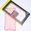Estuche el rey hard case flexible reforzado iphone 11 pro max color rosado