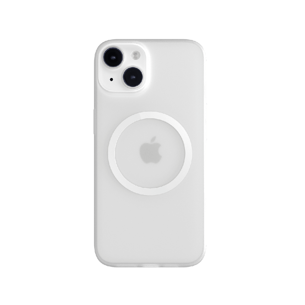 Estuche switcheasy slim gravity magsafe ultra magnetic iphone 14 6.1 transparent color transparente / blanco