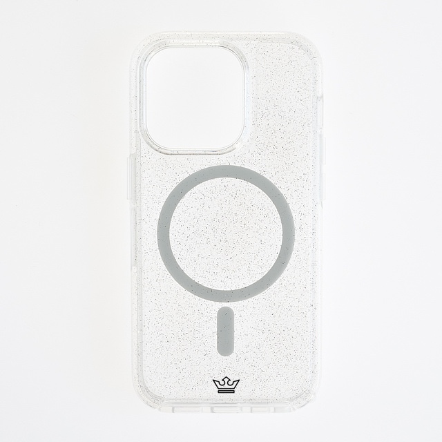 Estuche el rey symmetry con magsafe iphone 13 color transparente / glitter