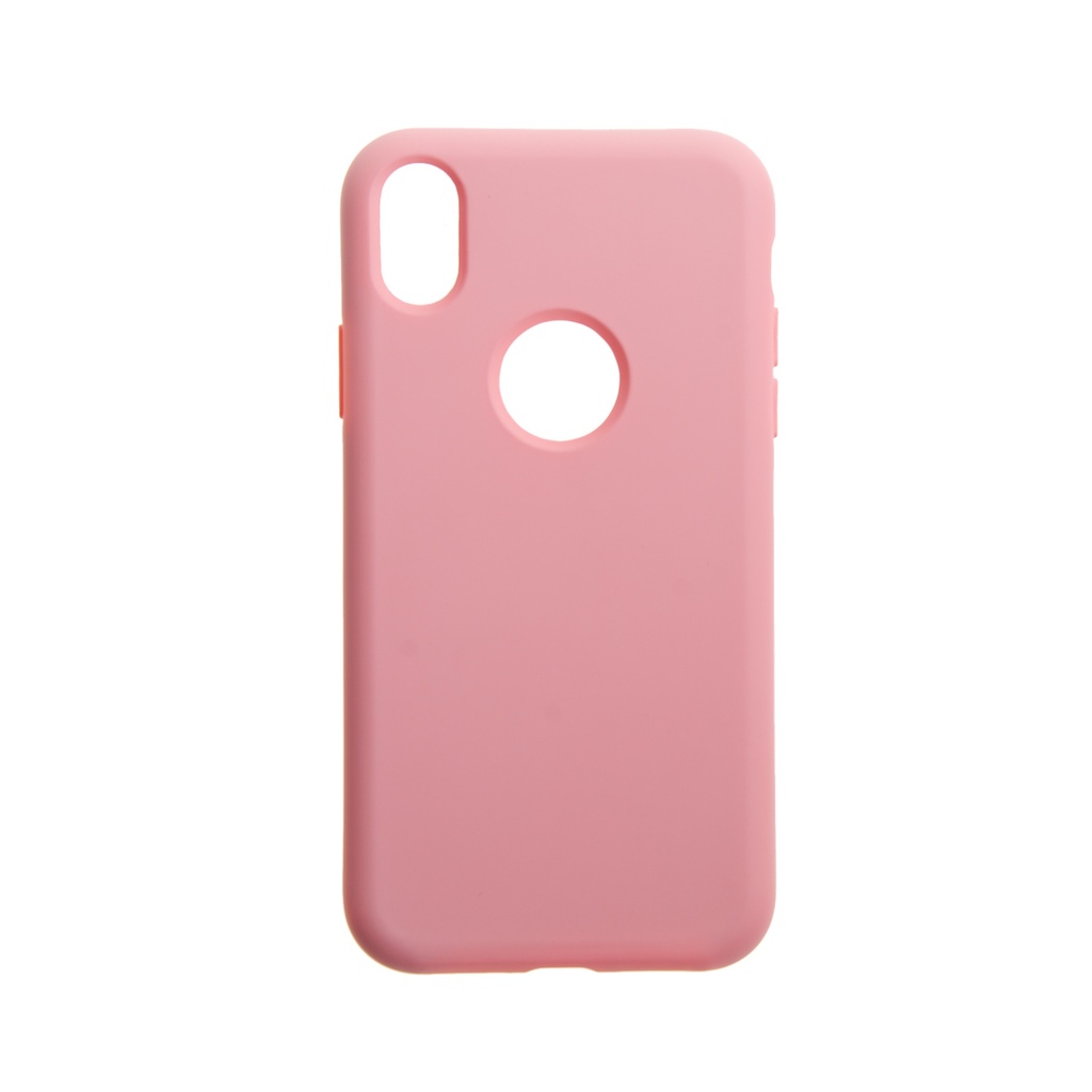 Estuche el rey silicon iphone xs color rosado
