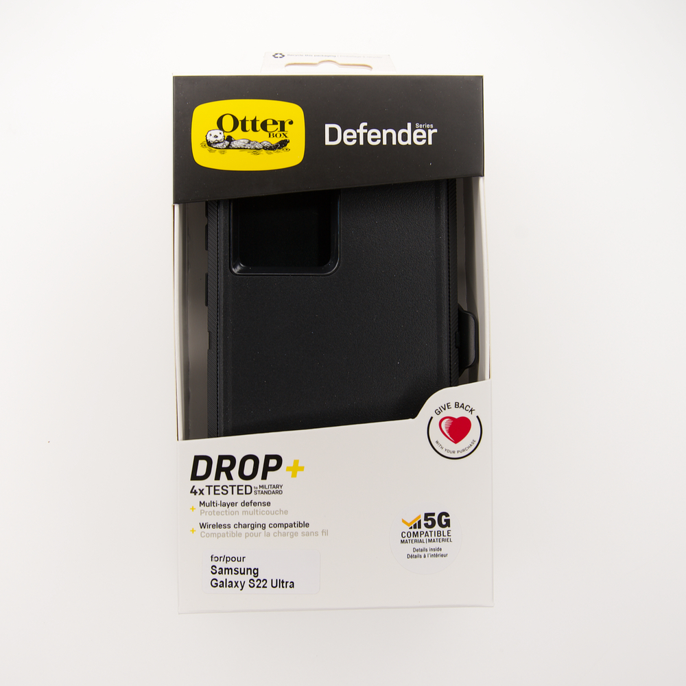 Estuche otterbox defender samsung s22 ultra color negro