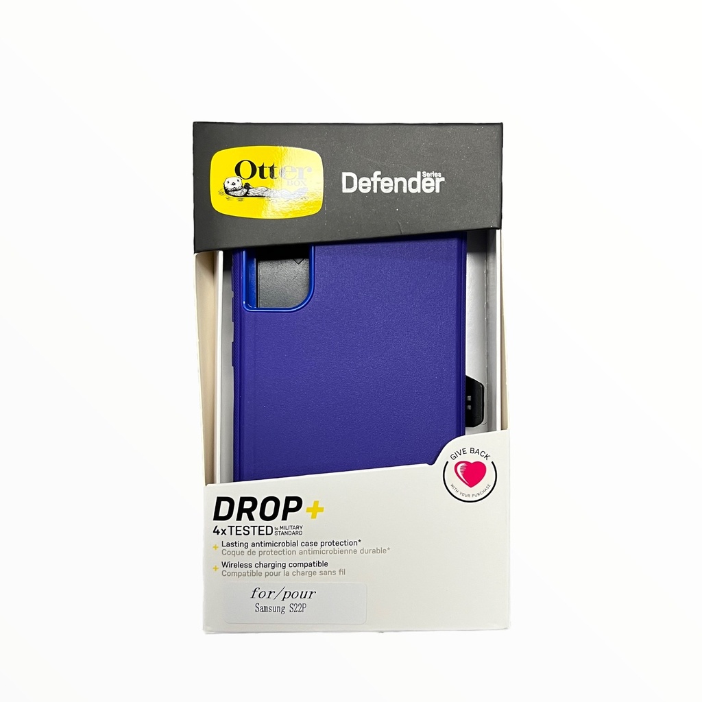 Estuche proteccion otterbox defender samsung s22 plus color azul
