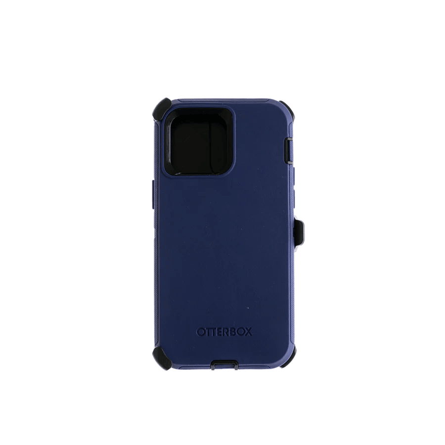 estuches proteccion otterbox defender apple iphone 14 pro max color azul / negro