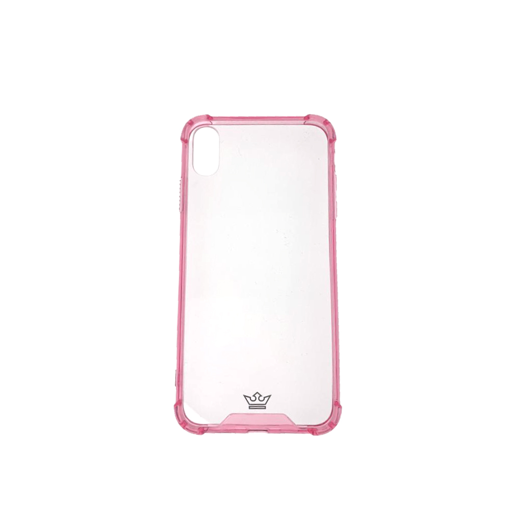 Estuche proteccion el rey hard case reforzado apple iphone xr color rosado
