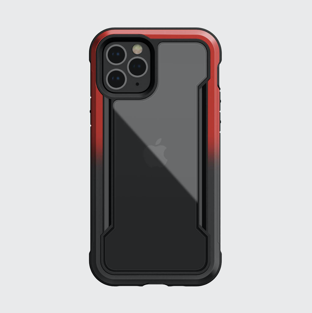Estuche proteccion xdoria raptic shield apple iphone 12 mini color rojo / negro