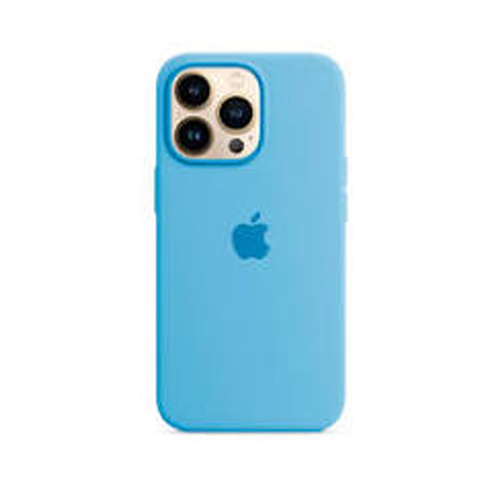 estuches silicon apple iphone 14 pro max color celeste