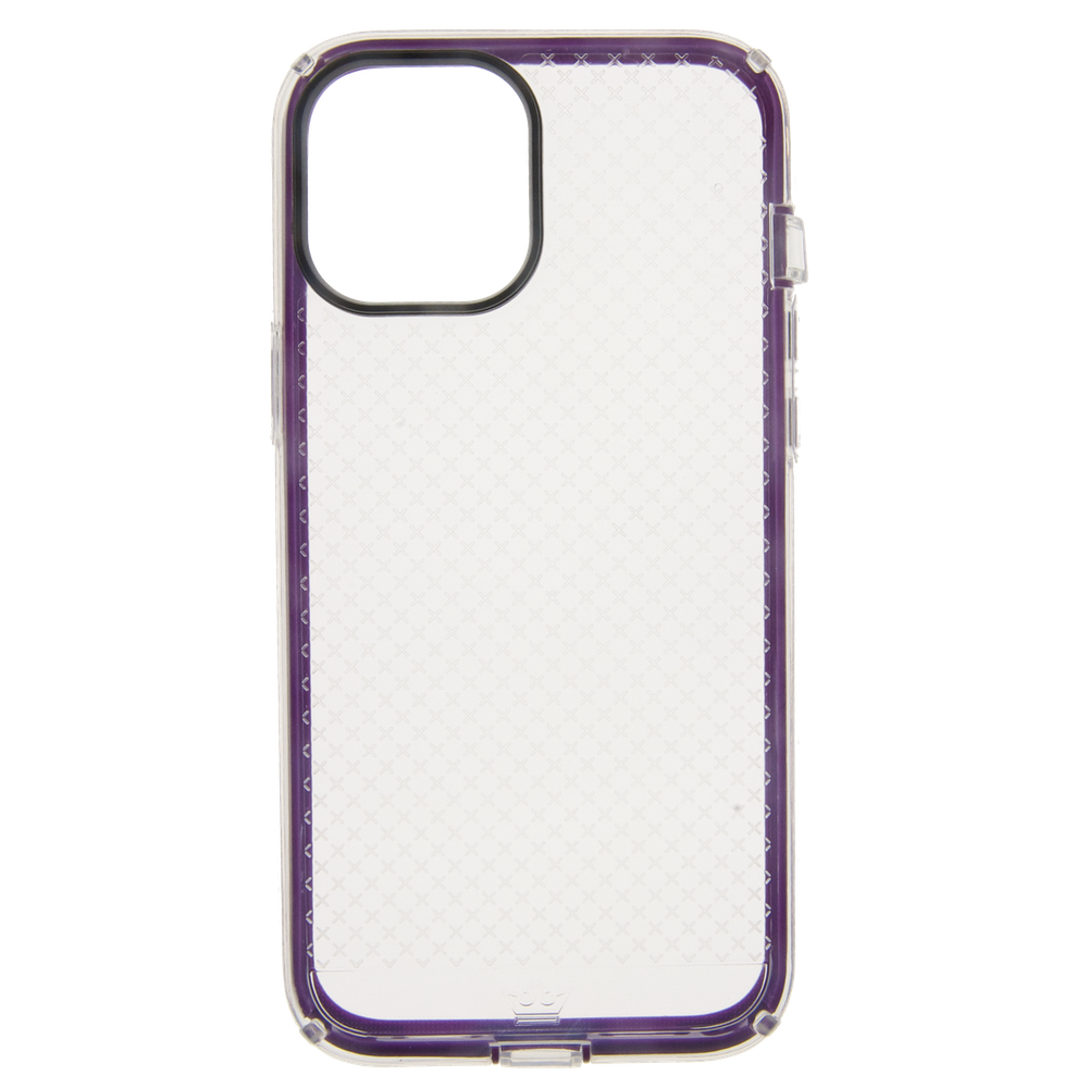 Estuche el rey anigma caidas de 2 10 mts iphone 12 mini 5.4 marco color transparente / morado