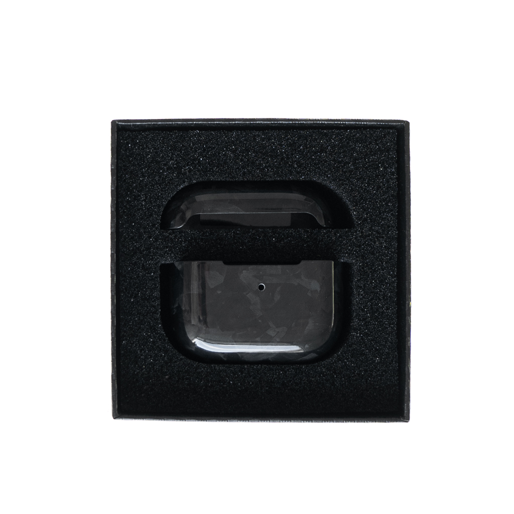 estuche clasico el rey trenzado fibra carbon apple airpods gen 3 color fibra carbon negro