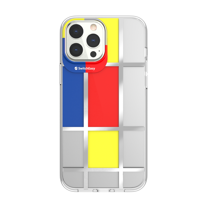 estuche clasico switcheasy artist apple iphone 13 pro color mondrian