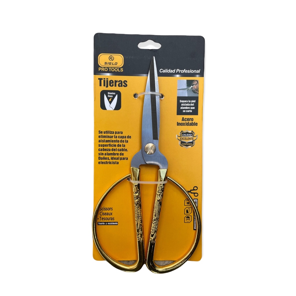 Herramienta generico repuestotijeratamano grande color dorado