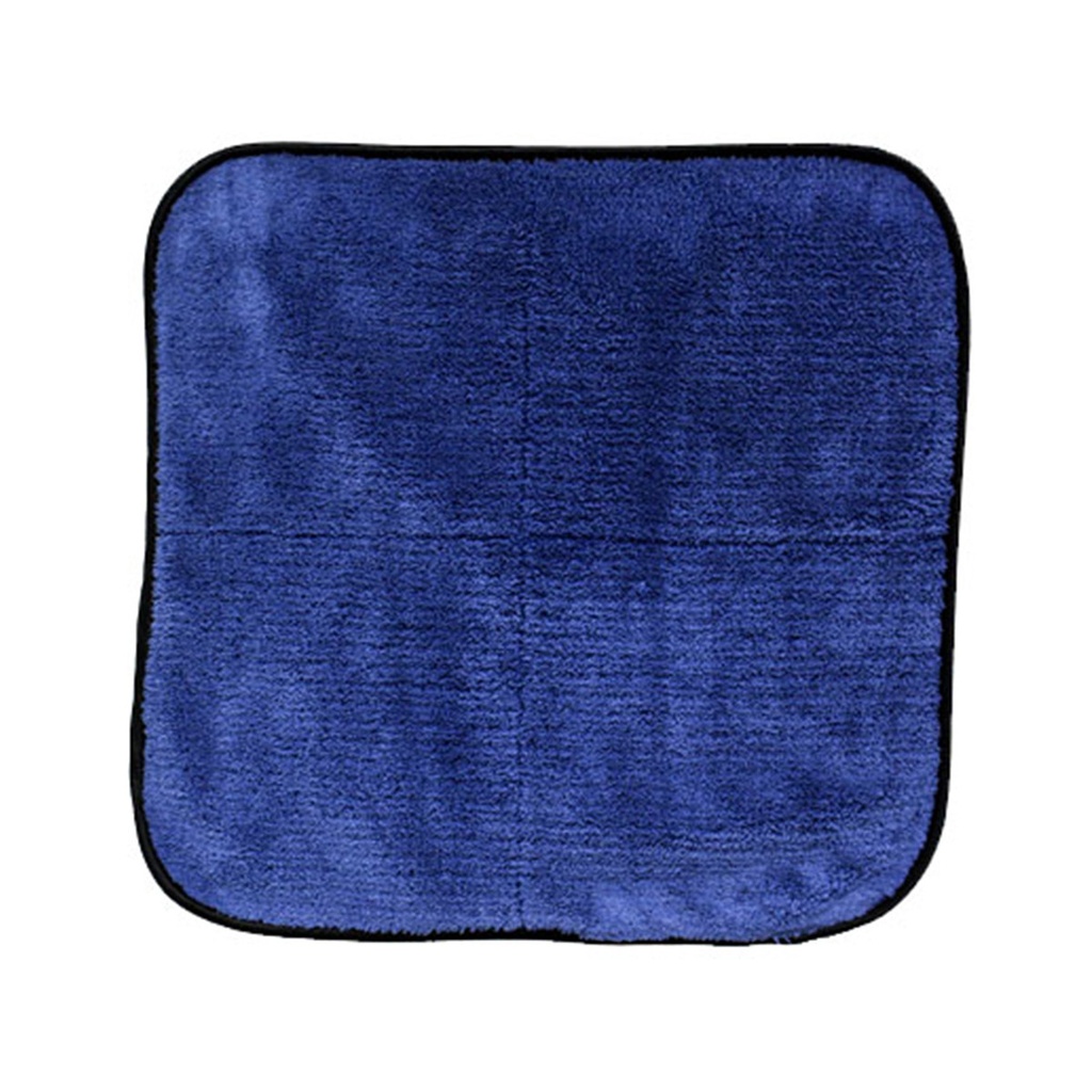 Otros blue / black 16 x 16 microfiber towel