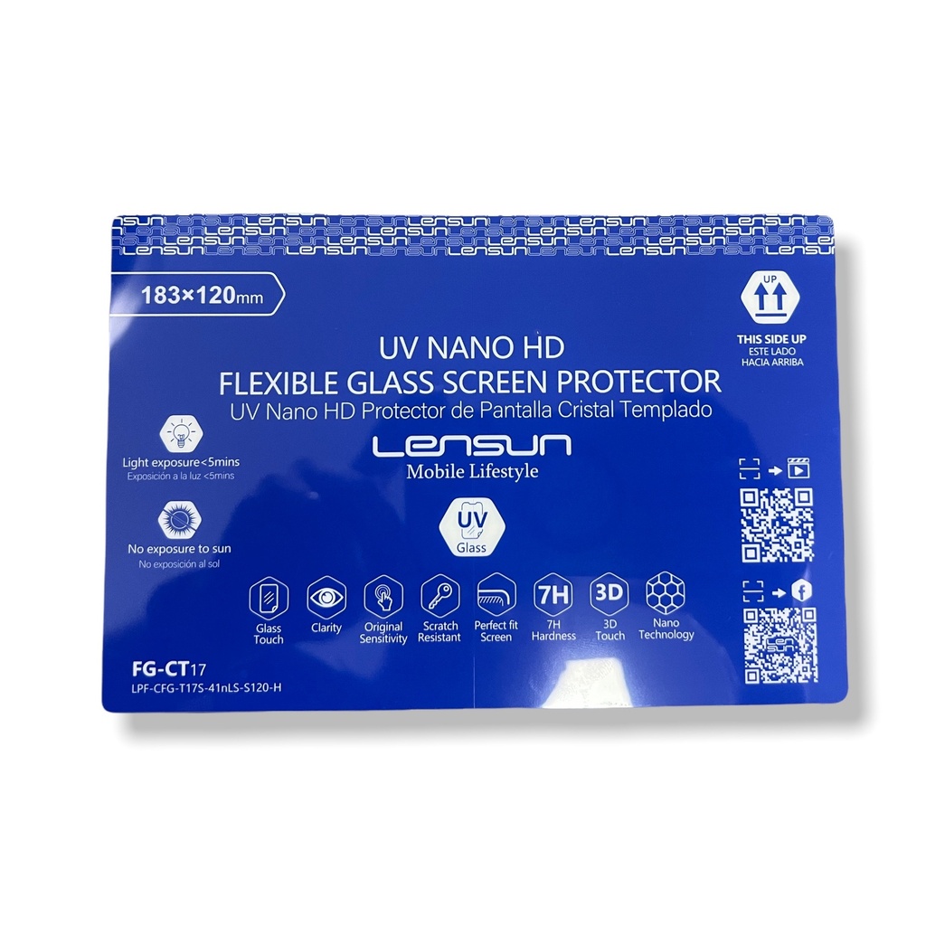 Protector Pantalla Lensun Nanotech Film Nano Flexible Self Restore Uv Healing Curve Transparente