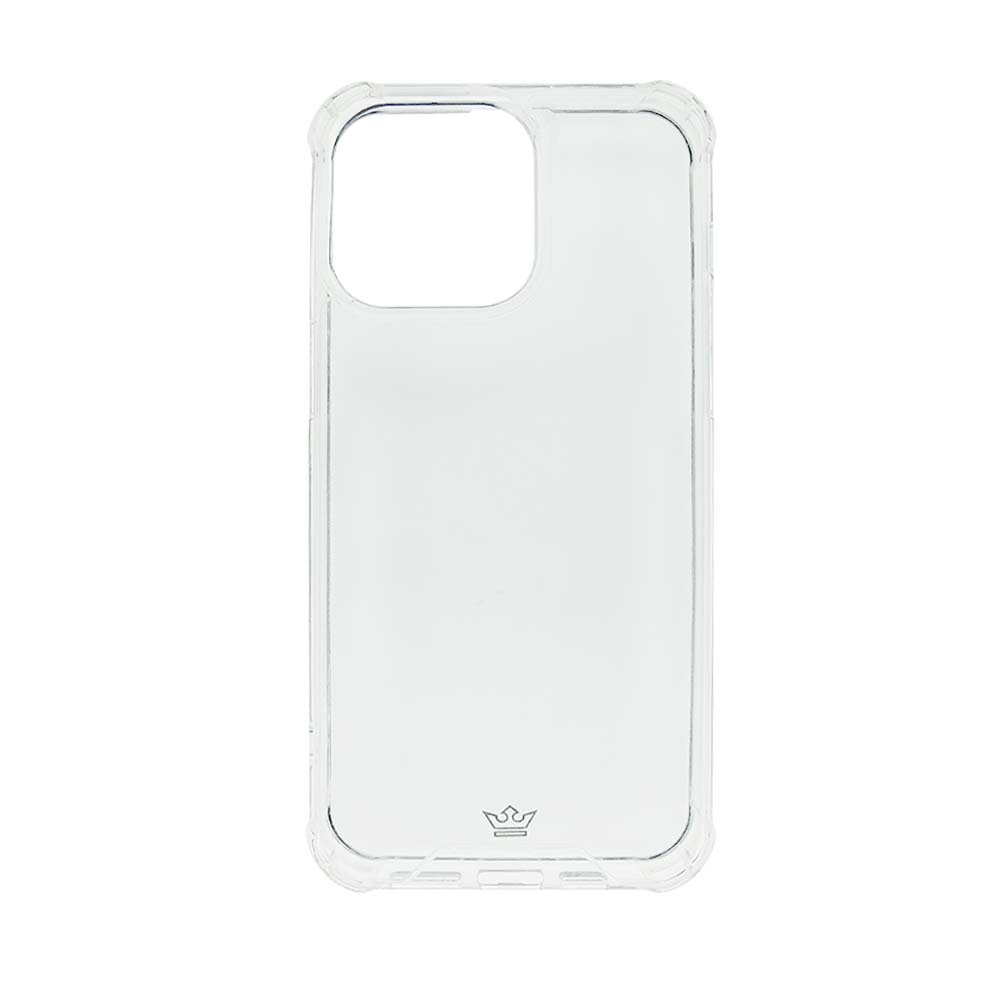 Estuche transparente el rey hard case apple iphone 15 pro color transparente