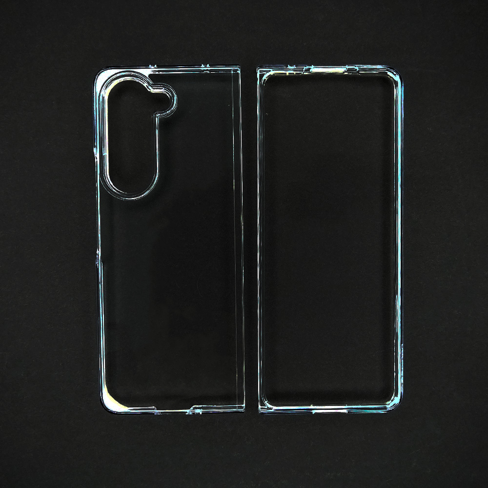 Estuche transparente spigen thin fit samsung z fold 5 color transparente