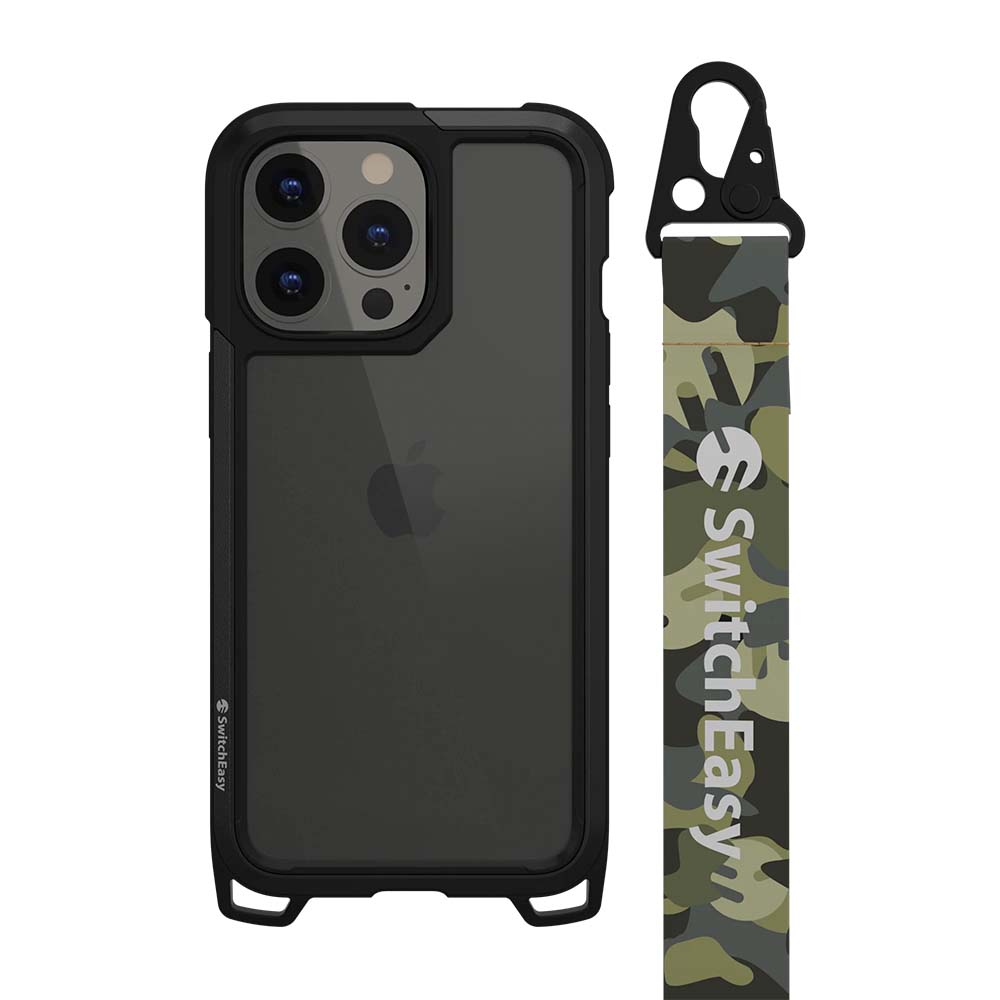 estuche clasico switcheasy odyssey apple iphone 13 pro color verde militar