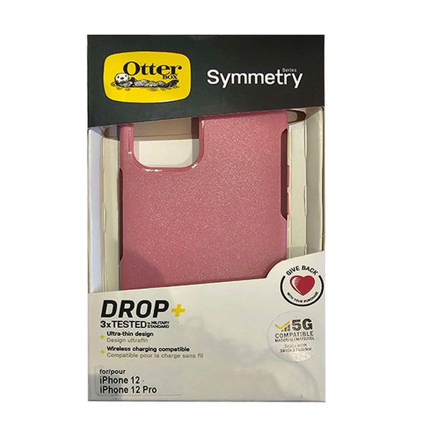 estuche clasico otterbox symmetry apple iphone 12 pro color rosado