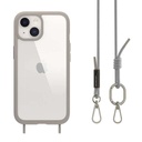 Estuche switcheasy roam iphone 15 plus roam + strap color gris