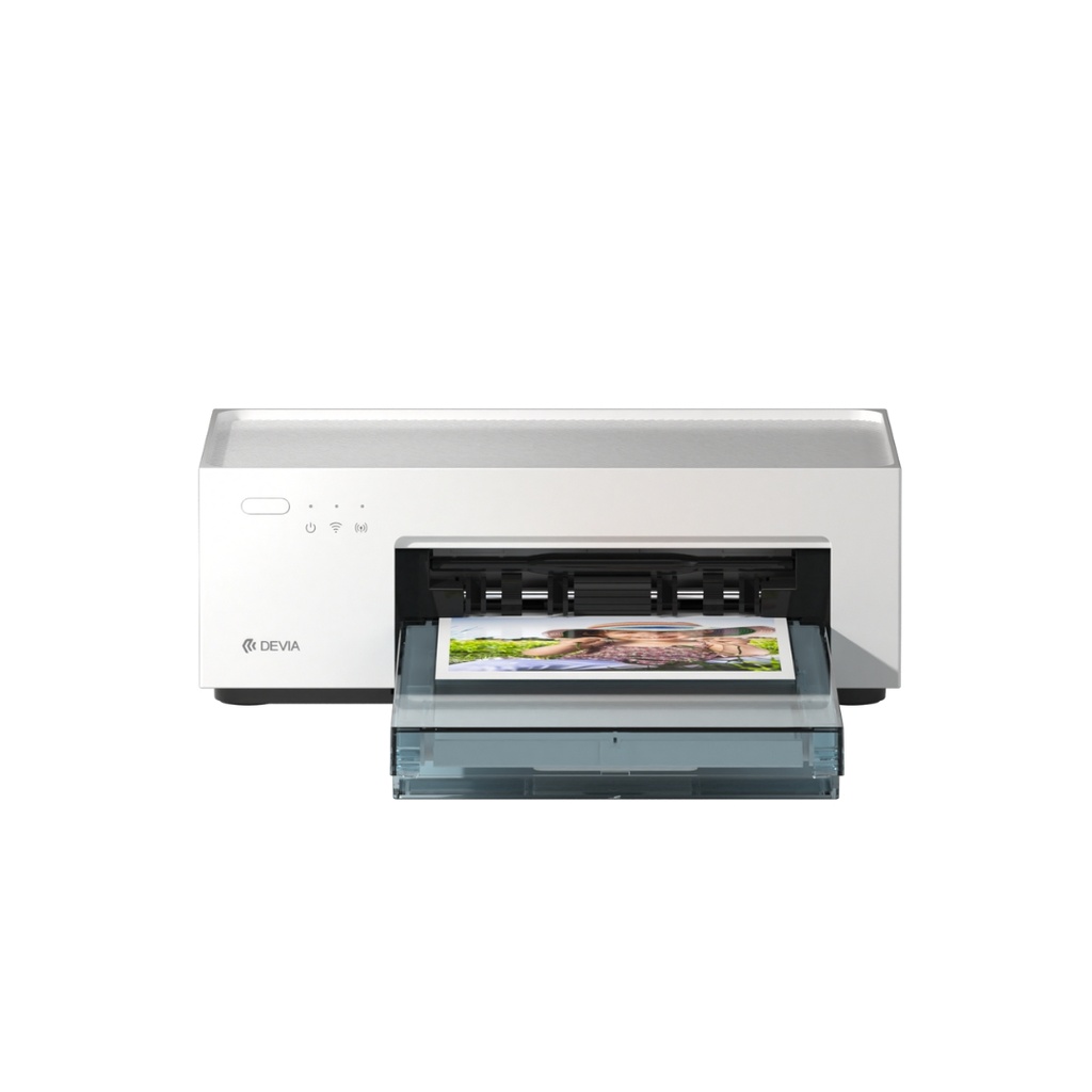 Herramienta Devia Maquina Intelligent Thermal Sublimation Mini Photo Printer+Film Set Color Blanco