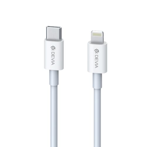 Cable devia lightning smart series pd (pd 20w 3a 1m) color blanco