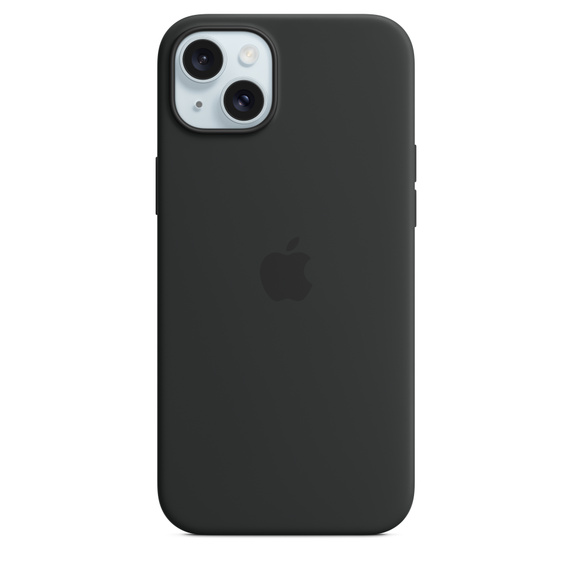 Estuche apple magsafe iphone 15 plus silicone color negro