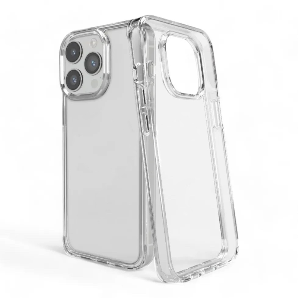 Estuche El Rey Iphone 15 Botones Gris Color Transparente
