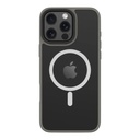 Estuche devia magsafe iphone 16 pino series magnetic shockproof case color gris/oscuro