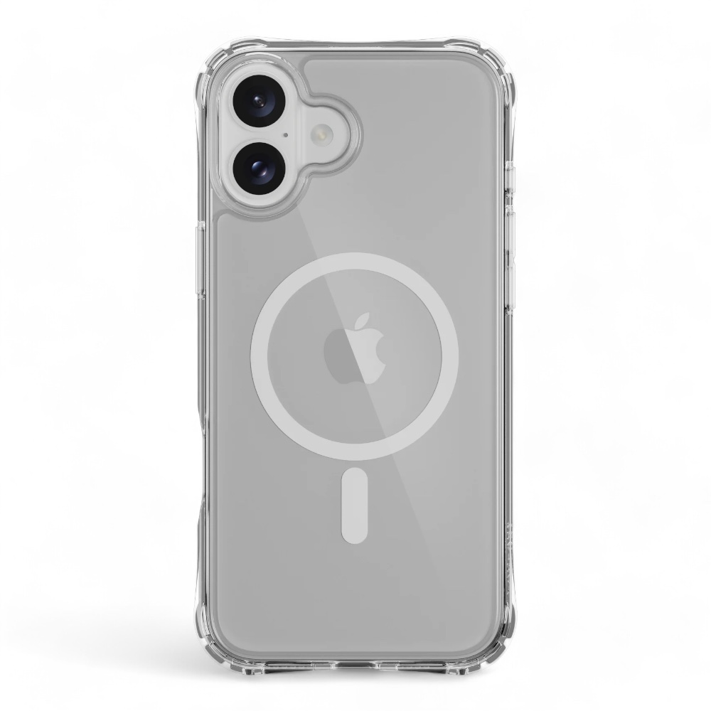 Estuche switcheasy atom iphone 16 plus atoms m shockproof protective clear case  color transparente