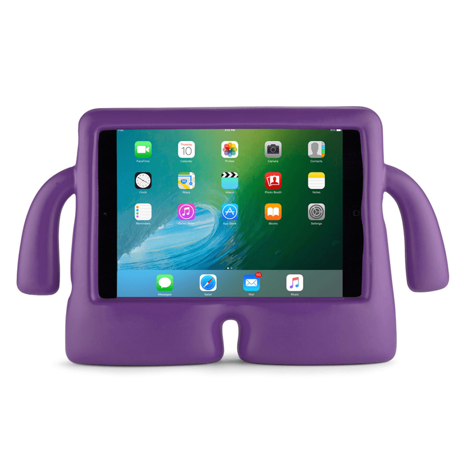 Estuche generico tpu kids ipad 1 / 2 / 3 / 4 color morado