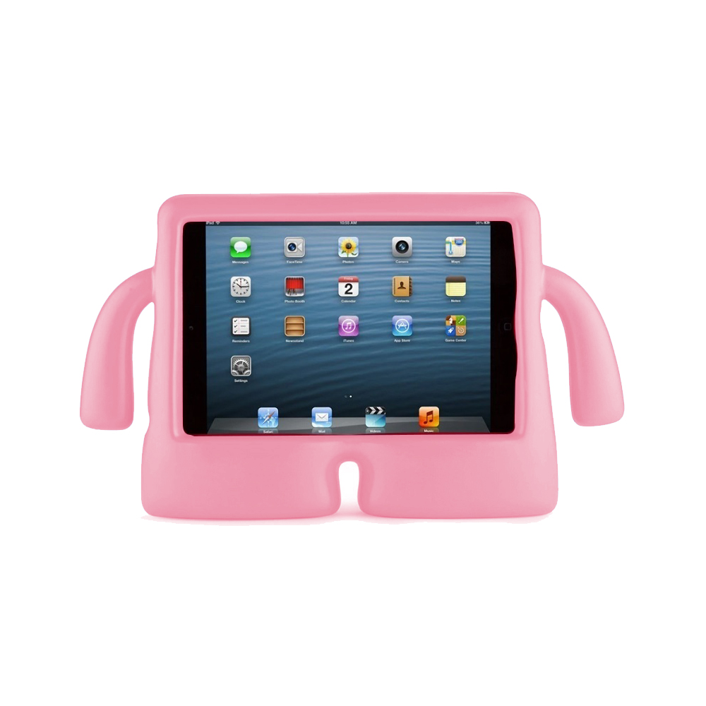Estuche generico tpu kids ipad 1 / 2 / 3 / 4 color rosado
