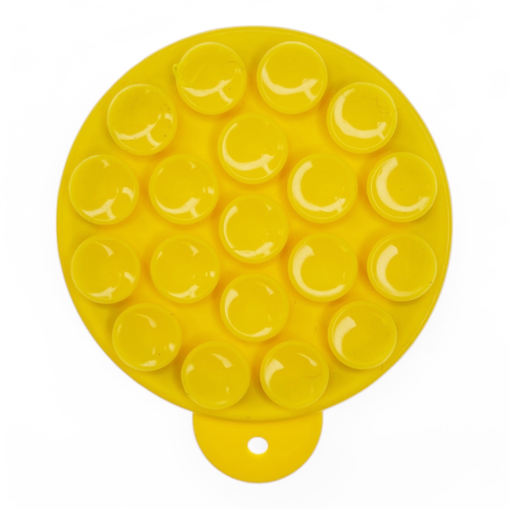Gadget el rey magsafe ventosa circular color amarillo