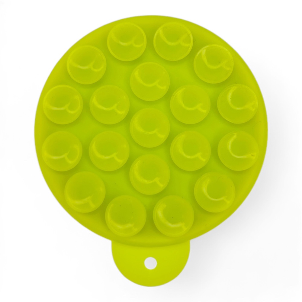 Gadget el rey magsafe ventosa circular color verde neon