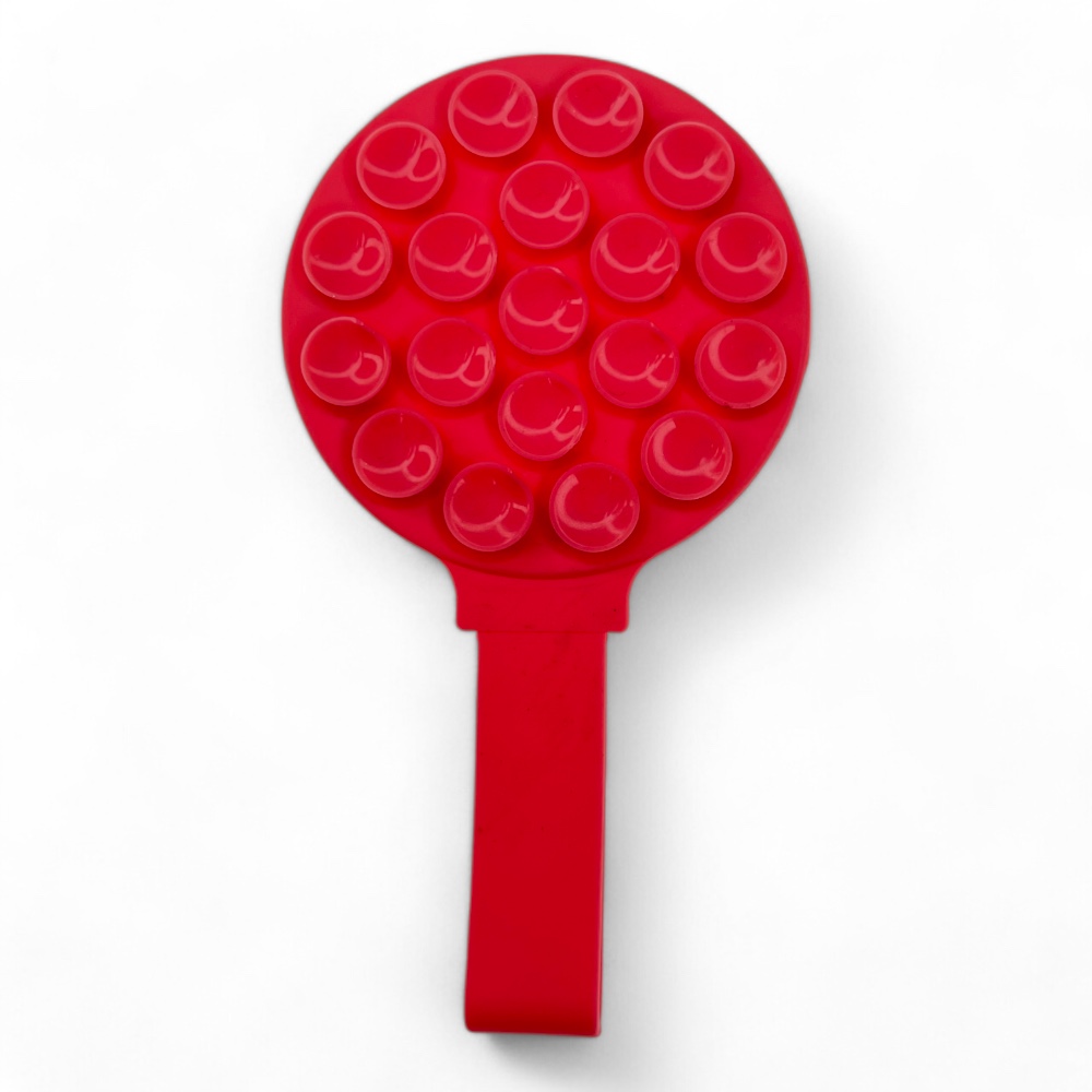 Gadget el rey magsafe ventosa circular con agarrador color fucsia