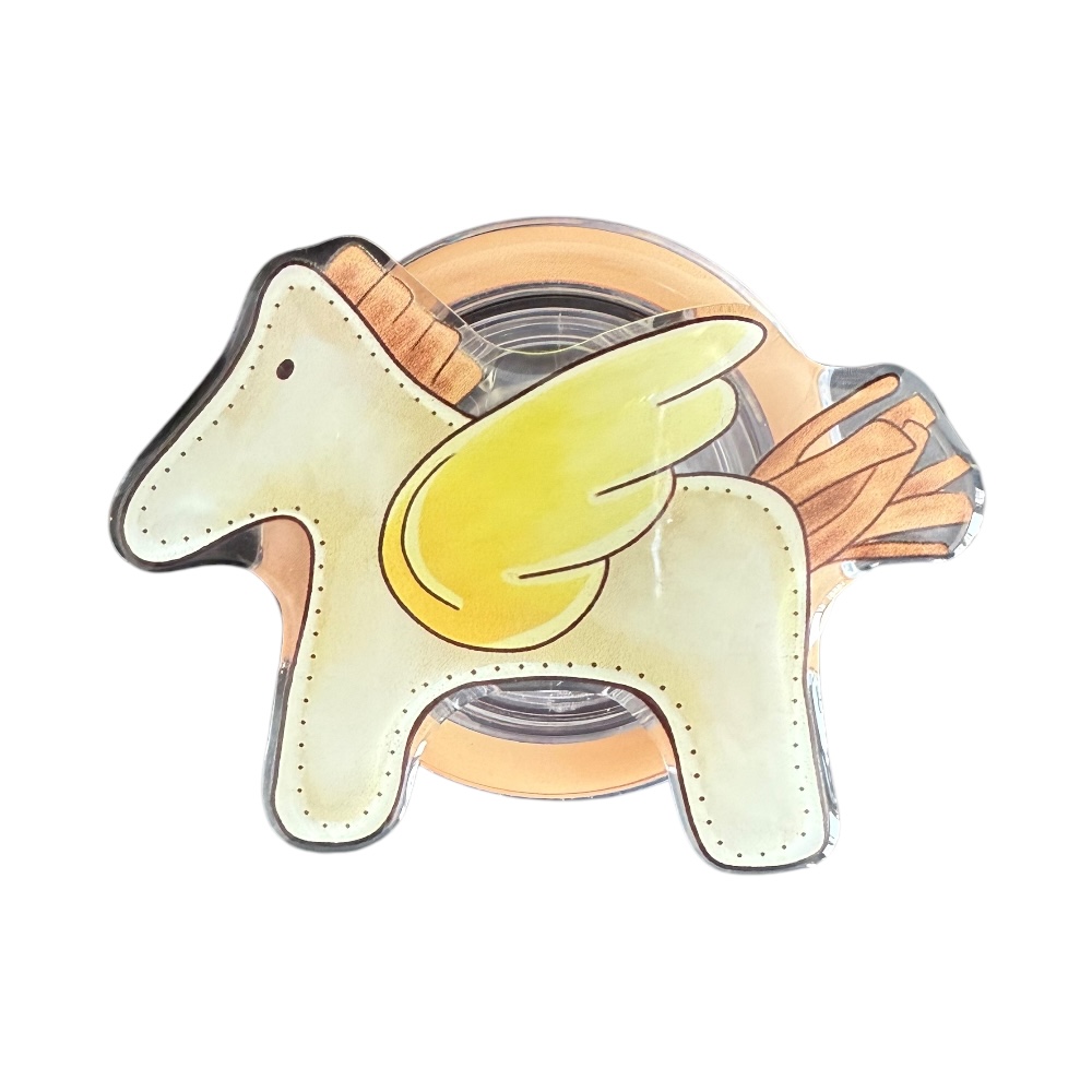 Gadget Pop Grip Magsafe Circular Caballo Dibujo