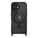 Estuche mageasy skin iphone 16 plus roam m shockproof protective case with lanyard for 2024 iphone 2 lenses large color negro