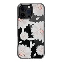 Estuche switcheasy skin iphone 16 pro style m pattern shockproof case for 2024 iphone 3 lenses white flower color multicolor