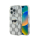 Karl Lagerfeld hc iml k. head monogram electroplated transparent iphone 16 pro
