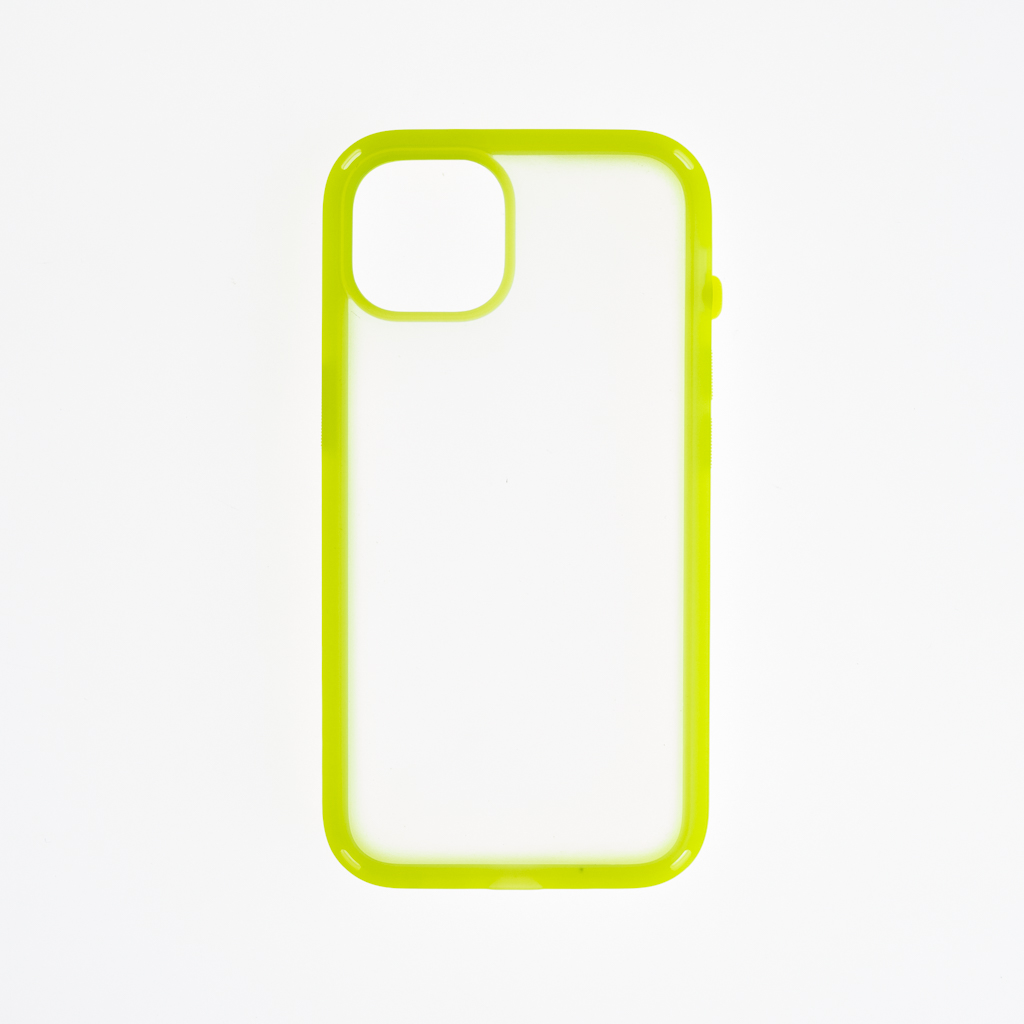 Estuche catalyst influence acabado mate iphone 13 marco color verde neon