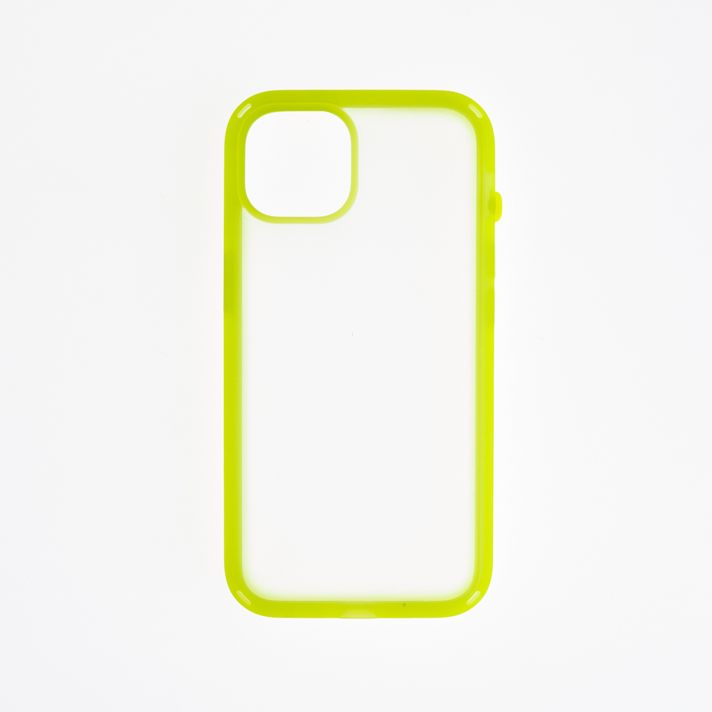 Estuche catalyst influence acabado mate iphone 13 marco color verde neon