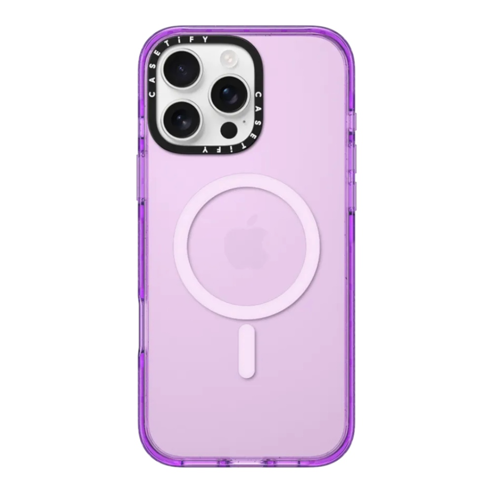 Casetify impact con magsafe iphone 15 pro morado