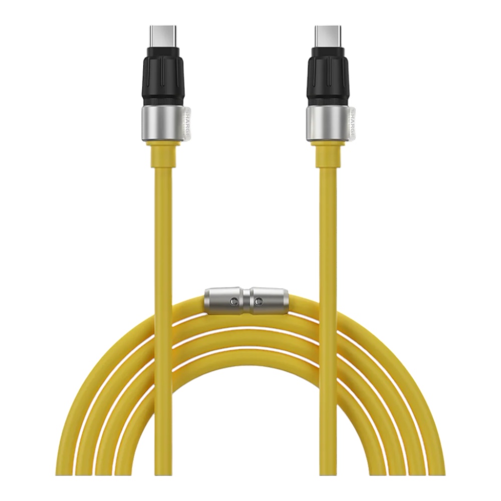Cable sharge tipo c phantom cable c to c  color amarillo