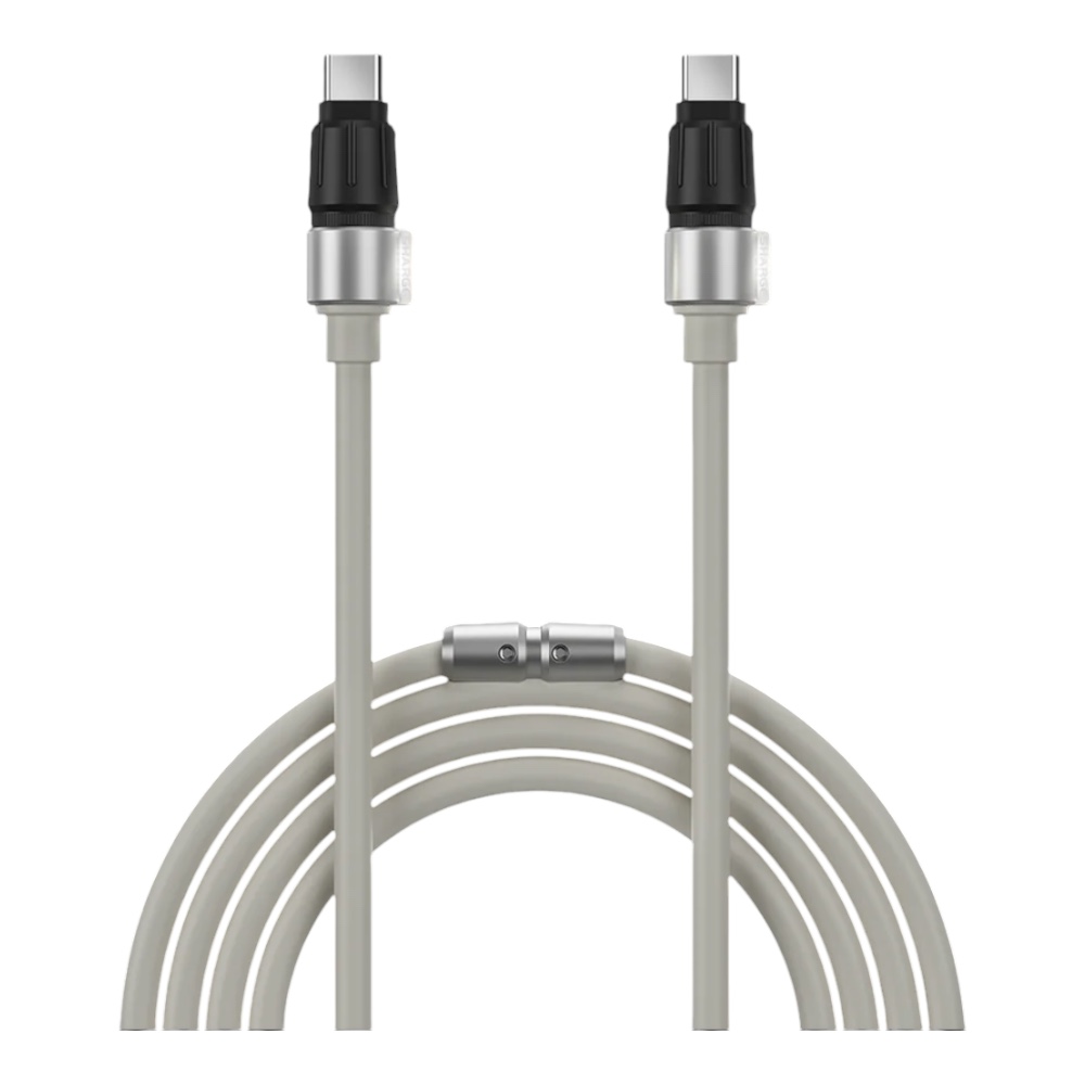 Cable sharge tipo c phantom cable c to c color blanco