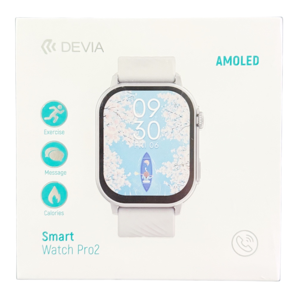 Devia Smart watch pro 2  color silver